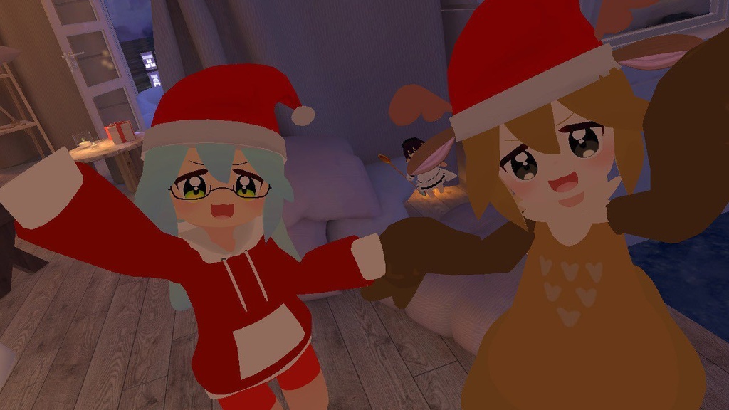 【無料あり】【PB対応】サンタぼうしと耳付きトナカイぼうし