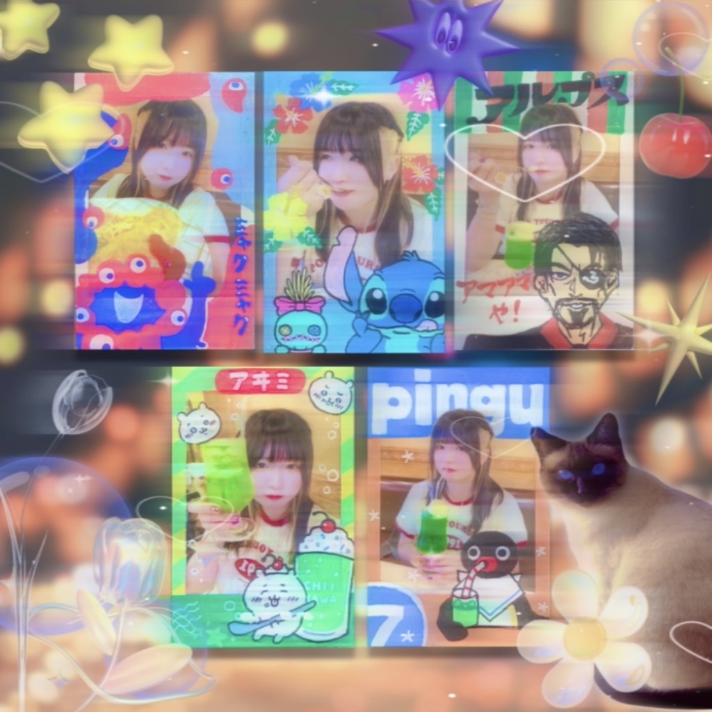 あゐみデコチェキ🏮8月