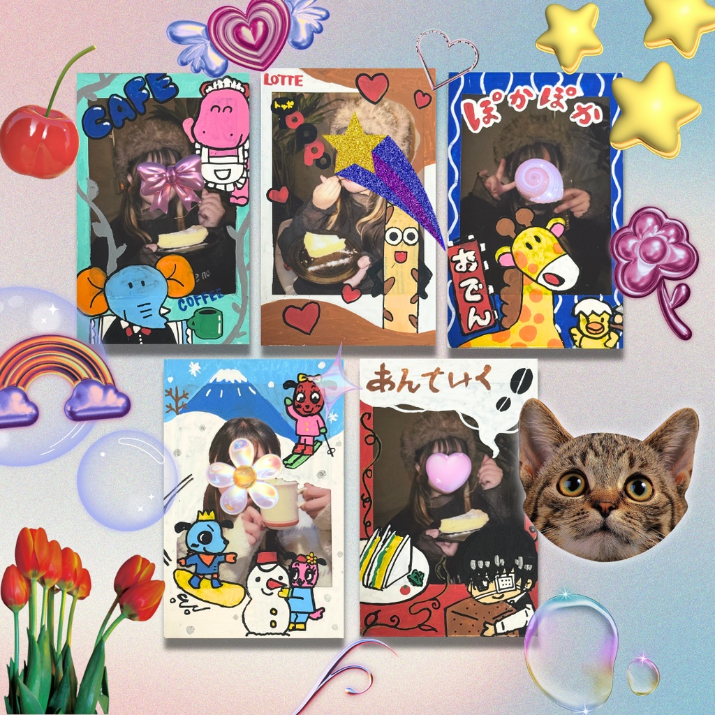 あゐみデコチェキ🤍ラスト