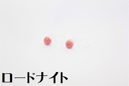 天然石の樹脂ノンホールピアス