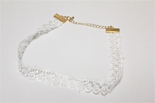 シンプルなチョーカー(ホワイト)