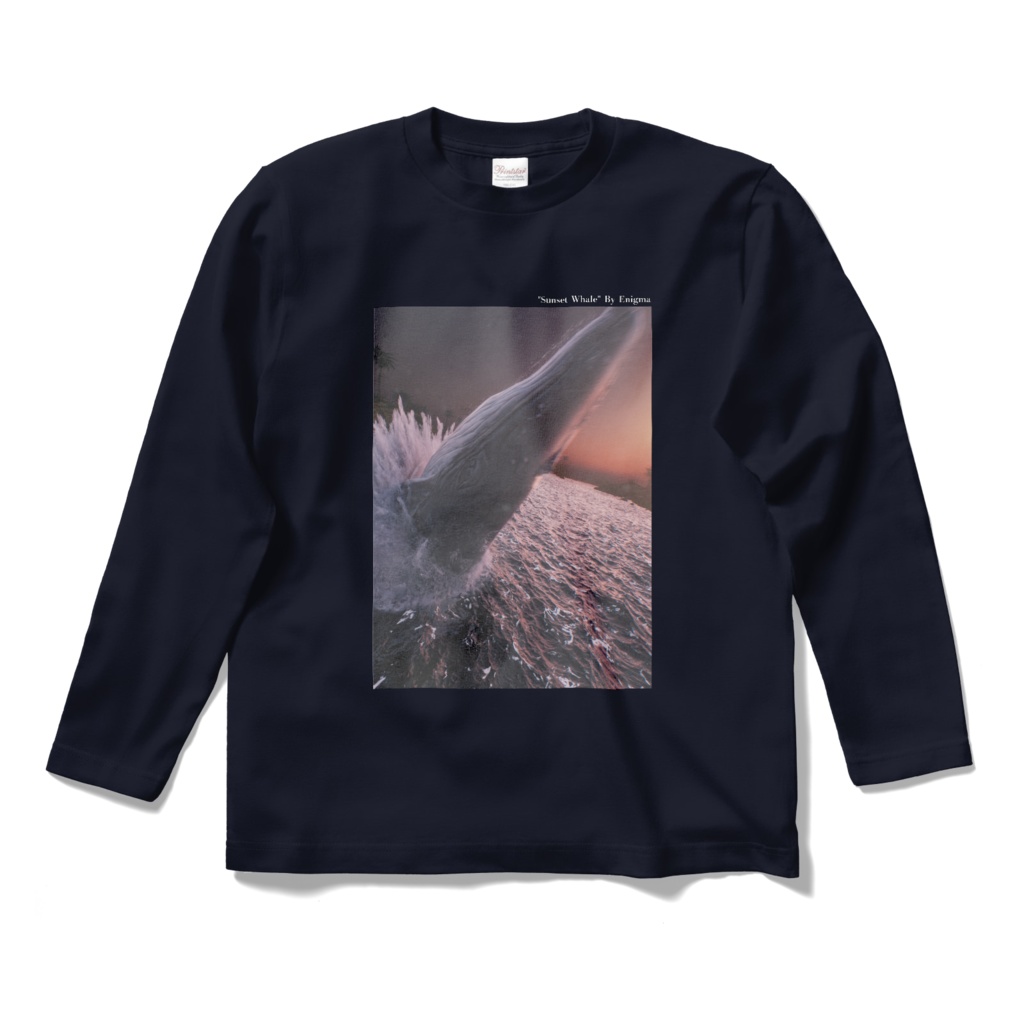 "Sunset Whale" Long Sleeve Tshirts