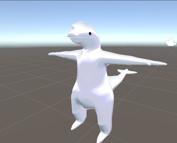 期間限定恐竜付き!【One Coin Avatars】VRChat向けオリジナル3Dモデル「シャチ太」ver1.00