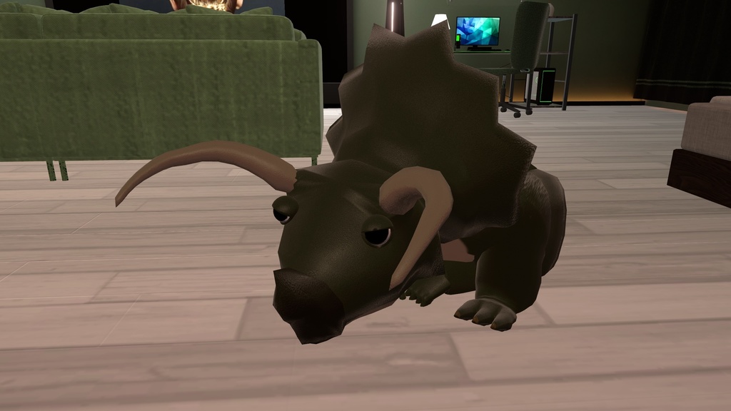 【One Coin Avatars】VRChat向けオリジナル3Dモデル「プヨケラトプス」ver1.00