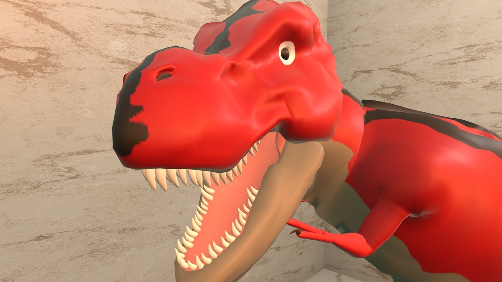 【One Coin Avatars】VRChat向けオリジナル3Dモデル「プヨティラノ」ver1.00