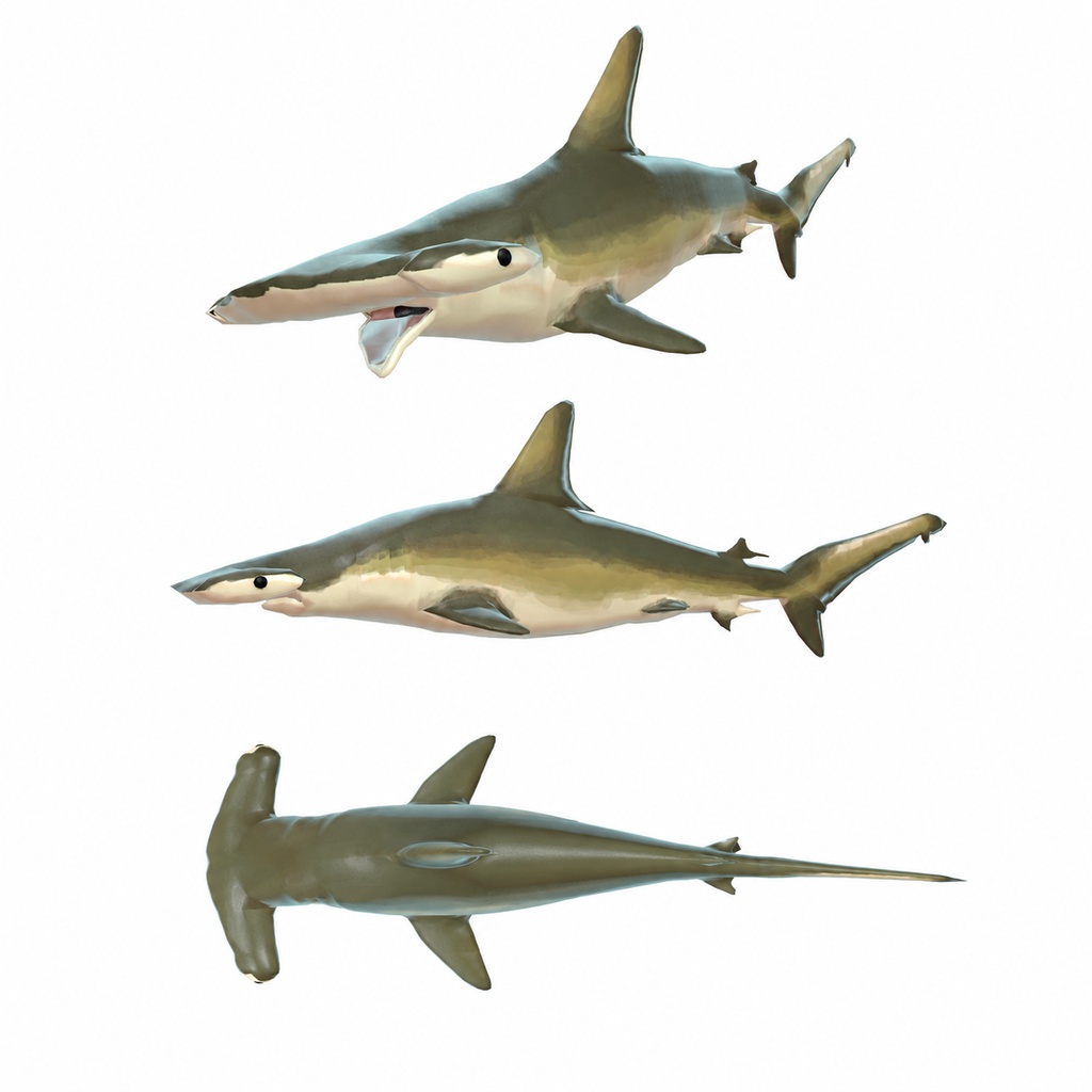 【One Coin Avatars】VRChat向けオリジナル3Dモデル「アカシュモクザメ(MakoShark)」ver1.00