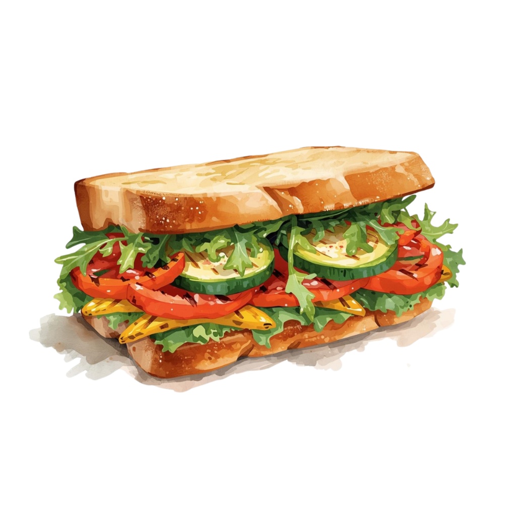 水彩画風パンのイラスト素材集【PNG透過 18素材】