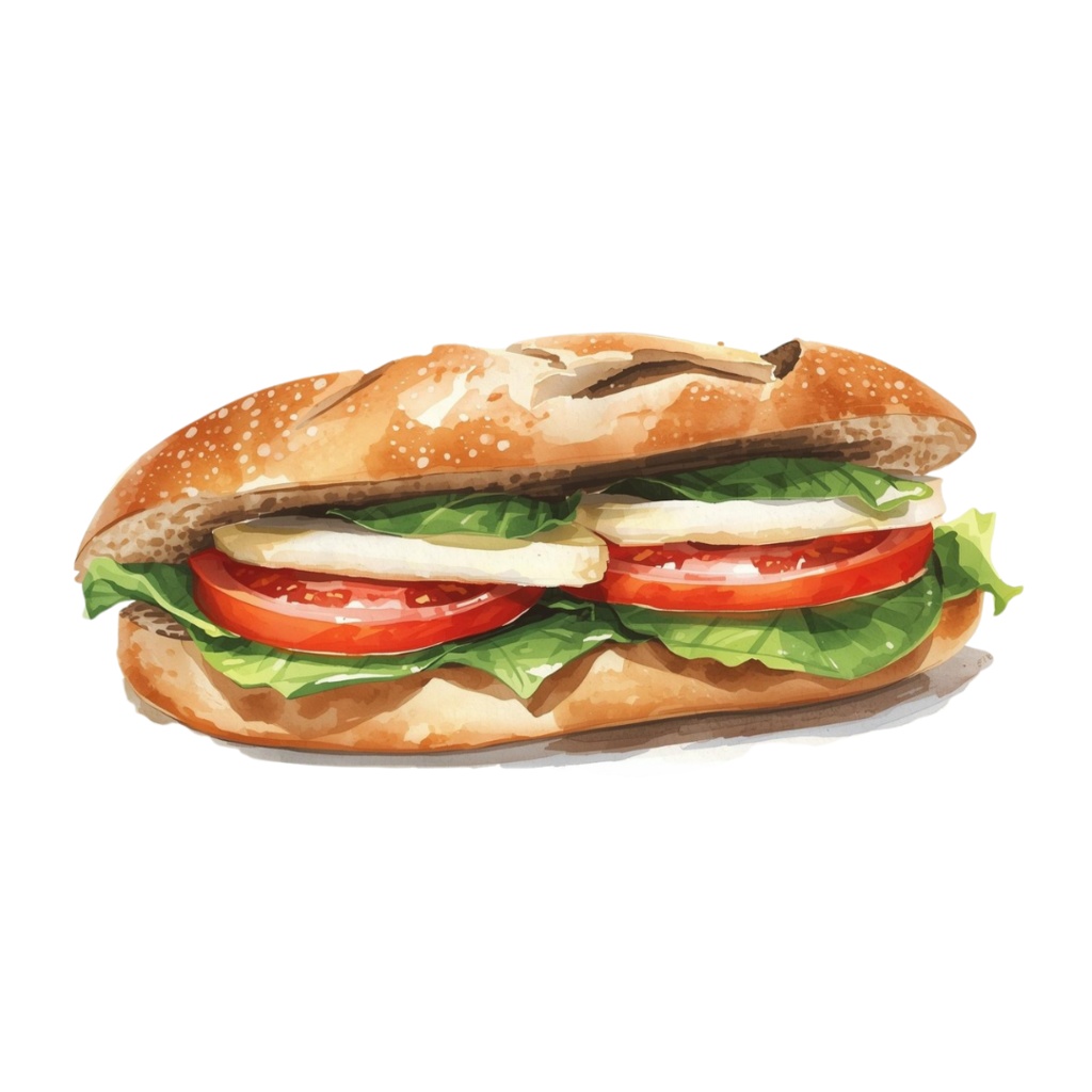 水彩画風パンのイラスト素材集【PNG透過 18素材】