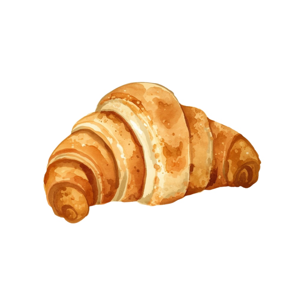 水彩画風パンのイラスト素材集【PNG透過 18素材】