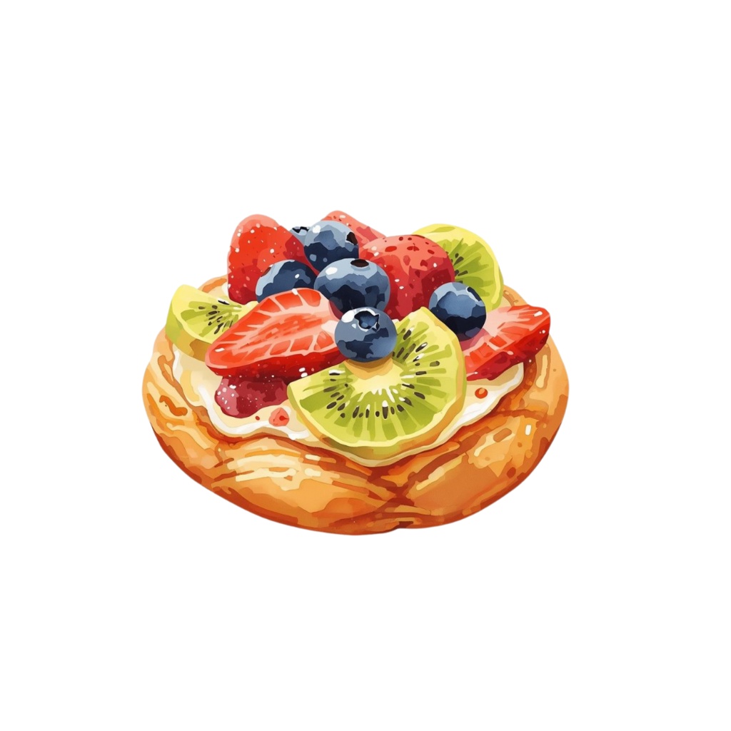 水彩画風パンのイラスト素材集【PNG透過 18素材】