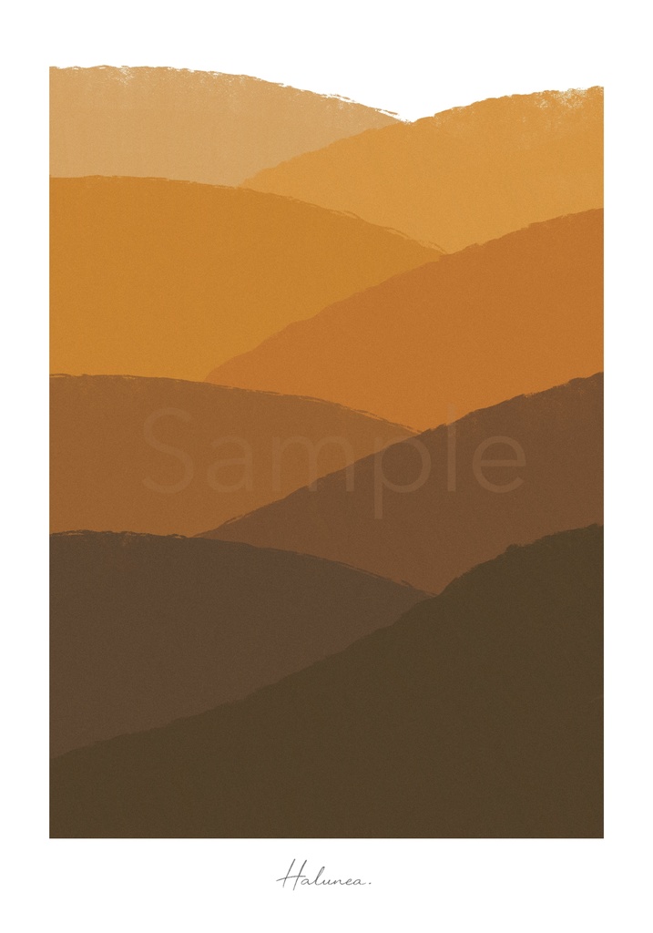 【アートポスター】かさなり