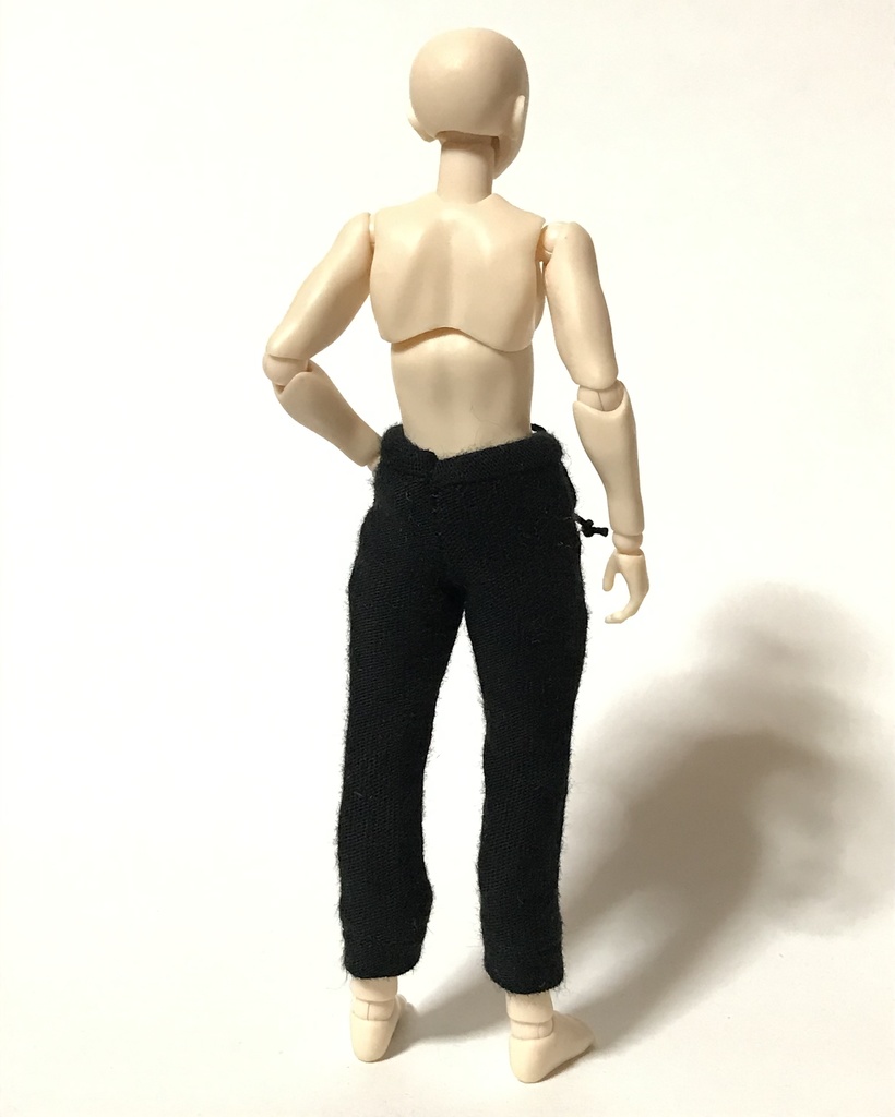 概ね1/12男性素体向けスウェットパンツ
