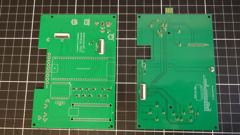 swancolorHDカスタム基板セット / swancolorHD custom PCB Set