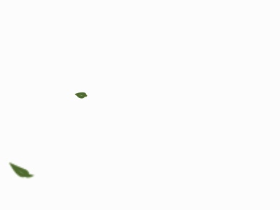 【APNG】風に舞う葉っぱのアニメーション