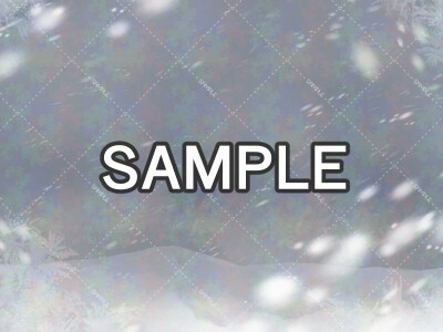 【無料/有料】雪山の背景イラスト 吹雪差分有り