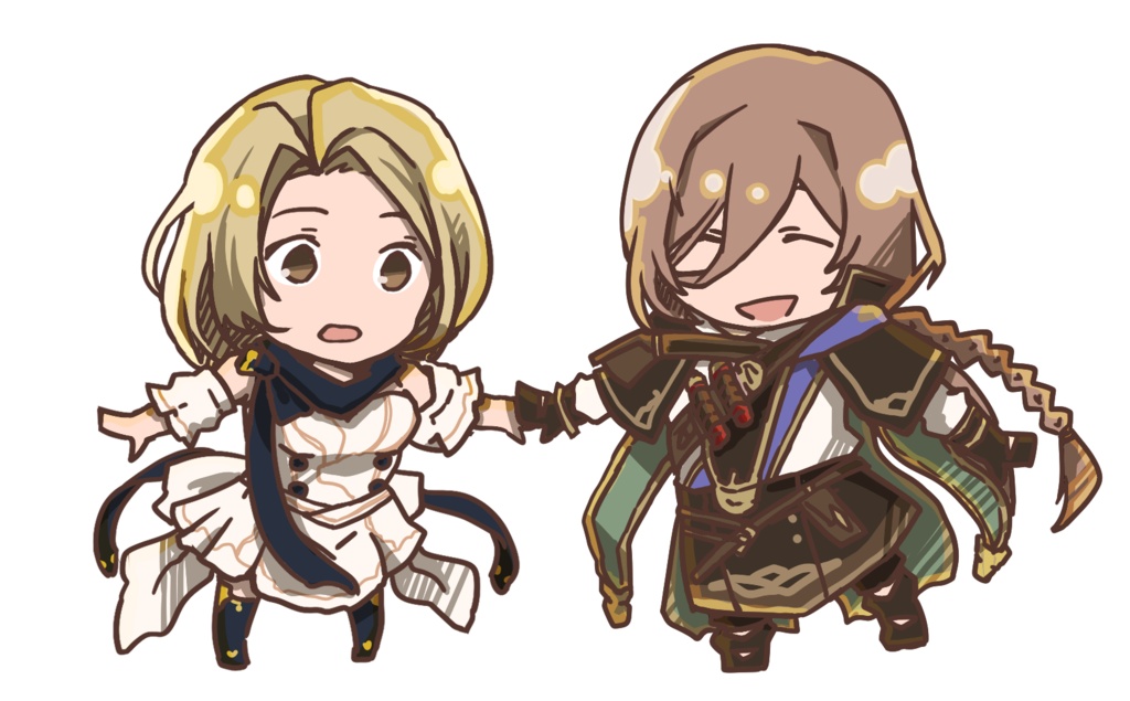 グラブル　ラモディンペアアクリルキーホルダー
