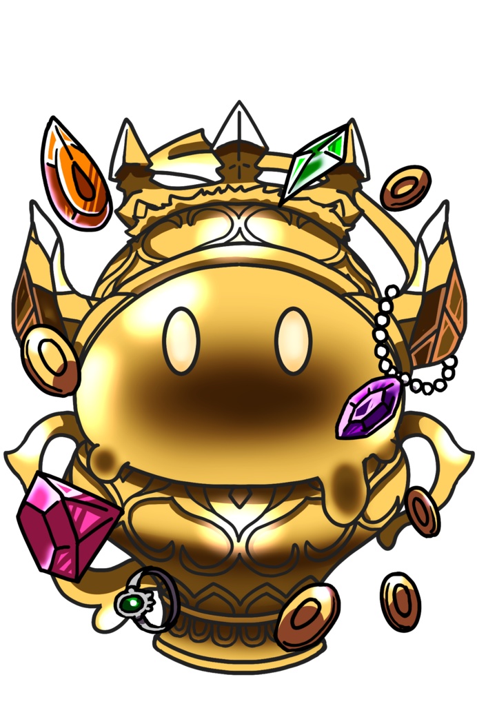 ゆらゆらスライムアクリルスタンド