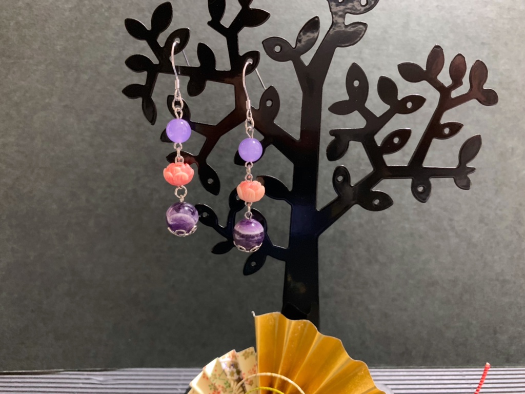 【歌仙兼定】イメージピアス・イヤリング/ パワーストーン