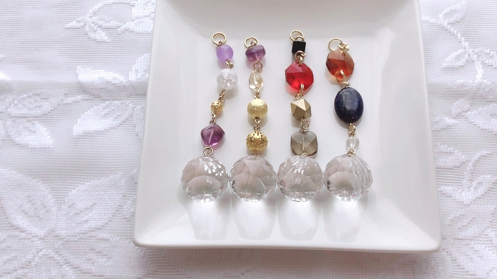 とうらぶサンキャッチャー【歌仙兼定・蜂須賀虎徹・加州清光・陸奥守吉行】/刀剣乱舞イメージ