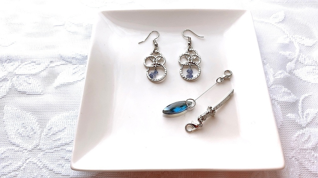 とうらぶ【山姥切長義】イメージピアス・イヤリング/刀剣乱舞イメージ