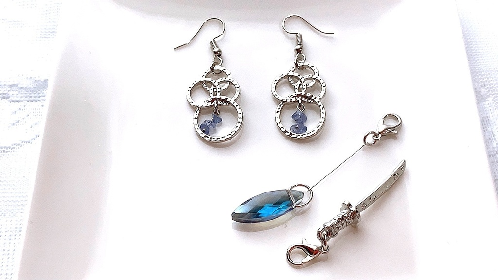 とうらぶ【山姥切長義】イメージピアス・イヤリング/刀剣乱舞イメージ