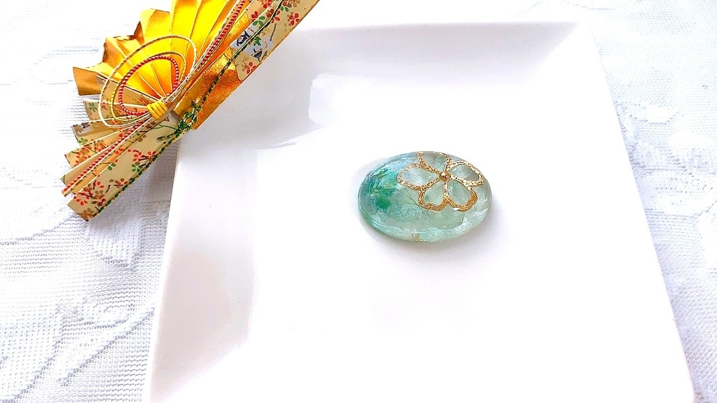 とうらぶ【巴形薙刀】イメージカボション/ポニーフック・ブローチ・ヘアゴム/刀剣乱舞イメージ