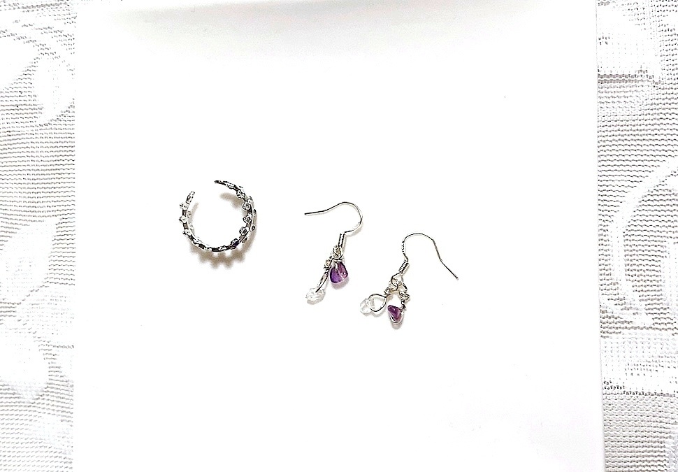 薬研藤四郎イメージピアス・リング / silver925