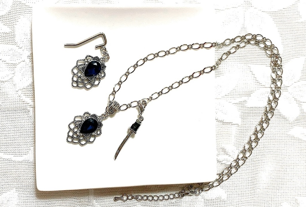 山姥切長義イメージネックレス&ポニーフック