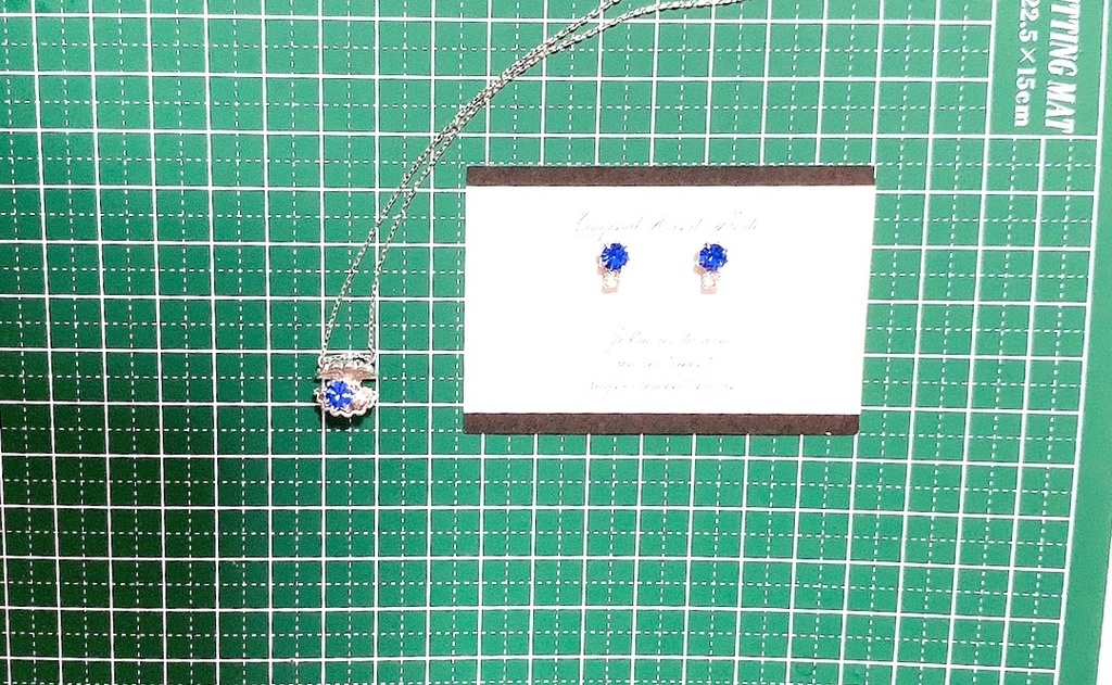 山姥切長義イメージビジューネックレス&ピアス・イヤリング