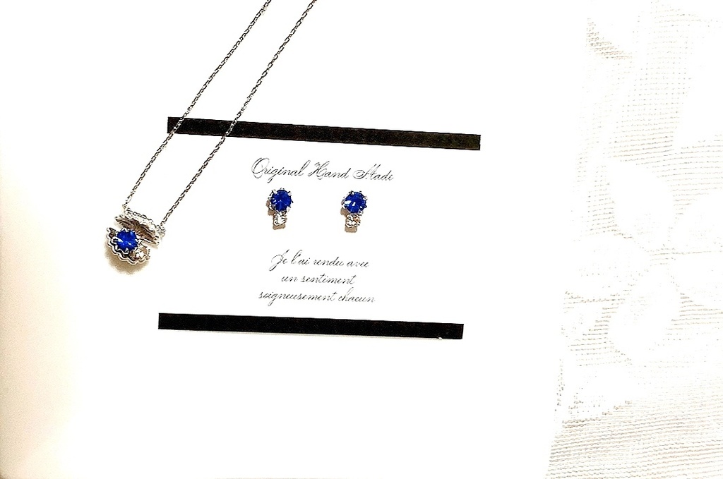 山姥切長義イメージビジューネックレス&ピアス・イヤリング