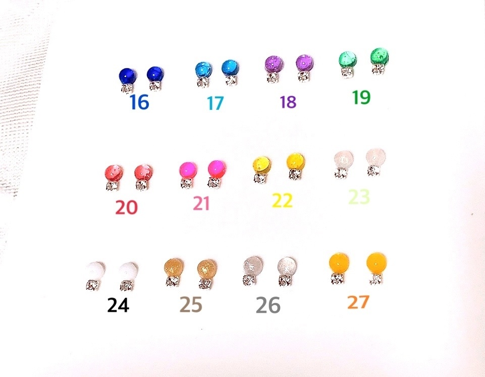 イメージカラーピアス・イヤリングB