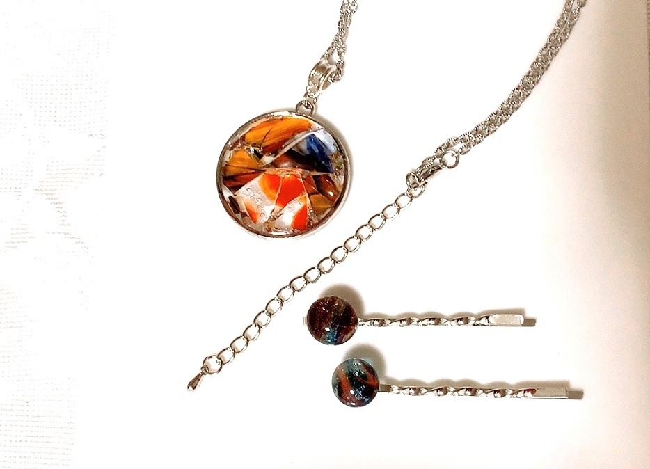 陸奥守吉行イメージネックレス&ピンorピアス・イヤリング