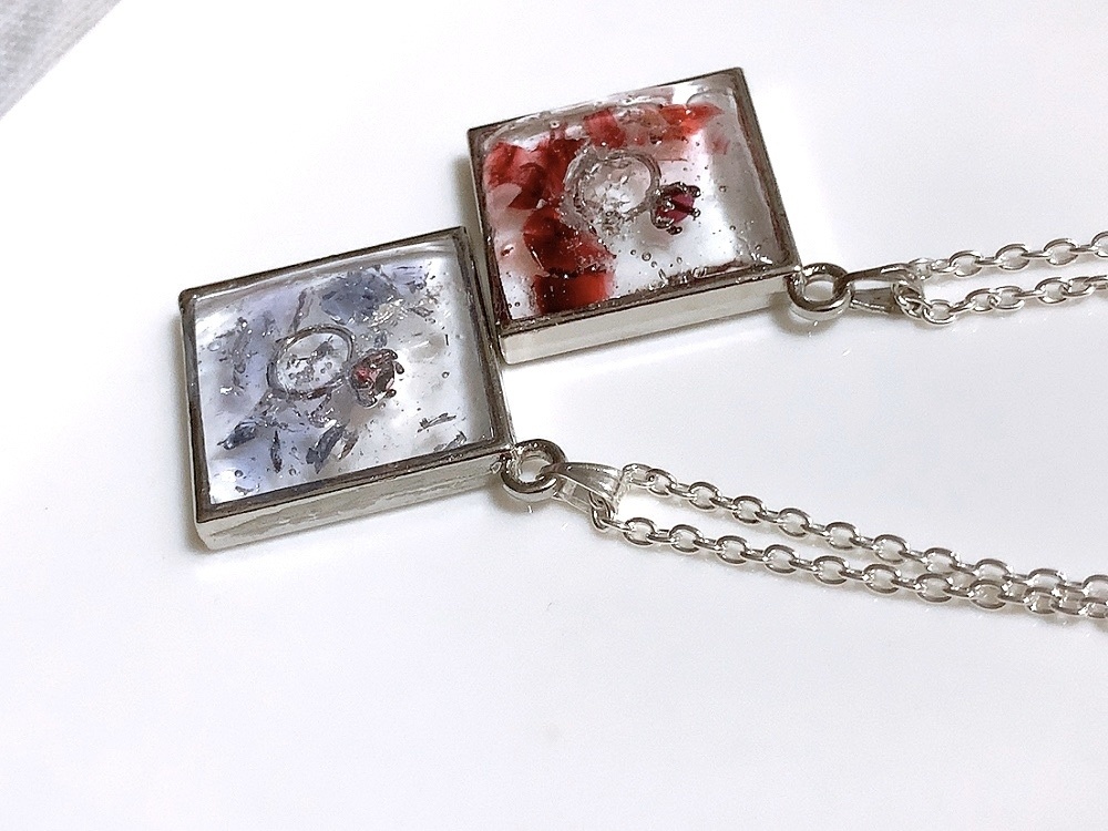 加州清光・歌仙兼定からの贈り物/指輪のネックレス