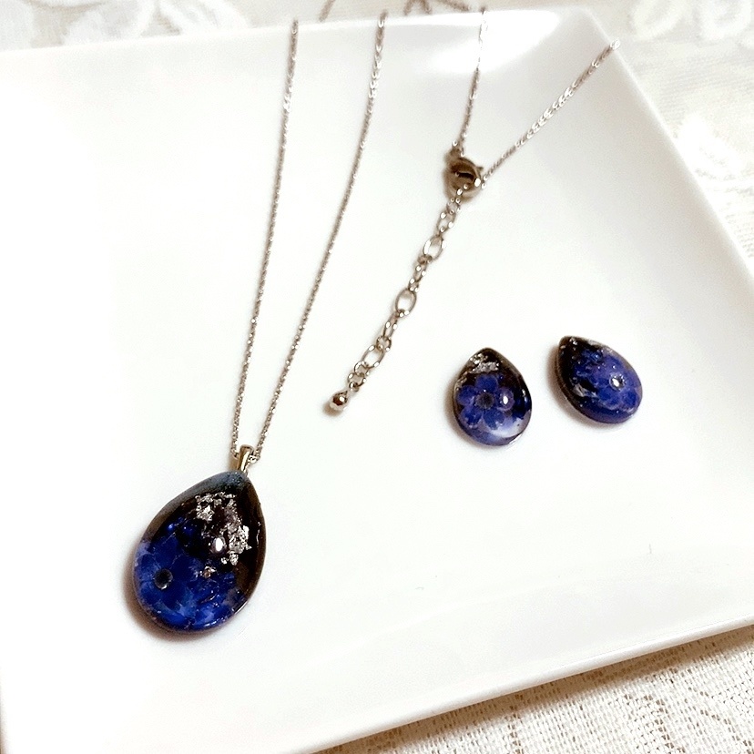 山姥切長義イメージネックレス&ピアス・イヤリングセット