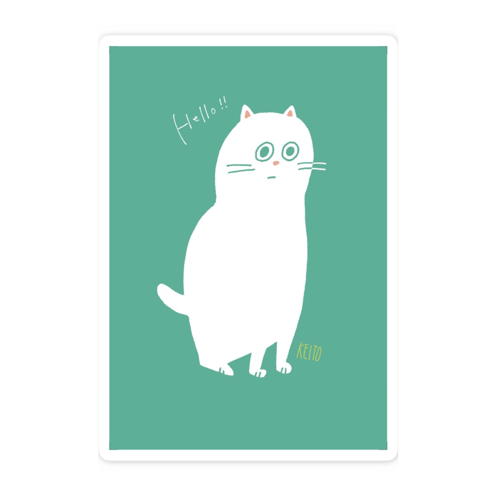 スマホステッカー|虚無猫