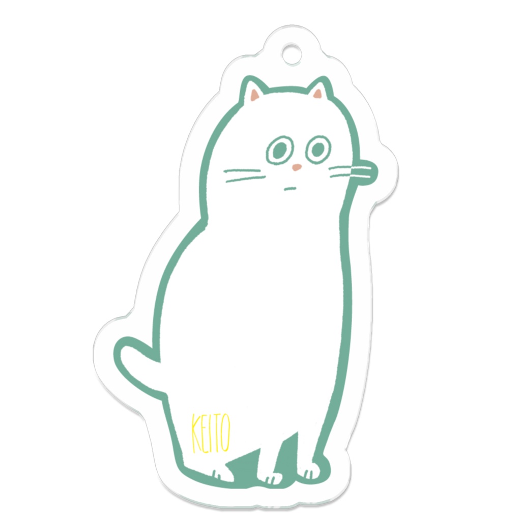アクリルキーホルダー|虚無猫