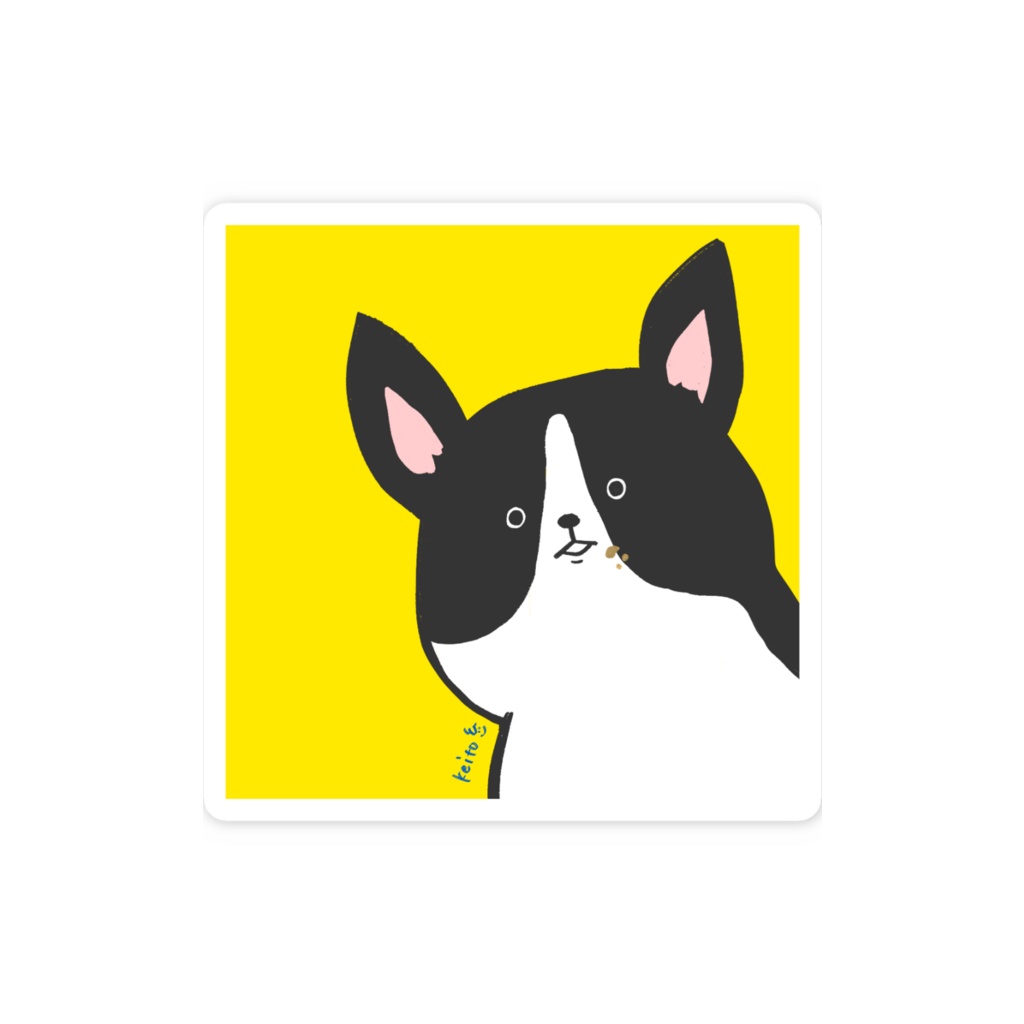 スマホステッカー|ボストンテリア