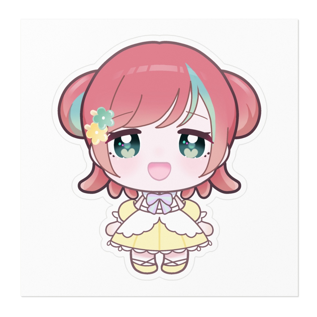 あままミニキャラステッカー