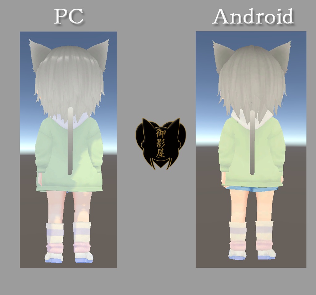 Lion りおん【オリジナル軽量化3Dモデル】Quest・Android対応_日本語