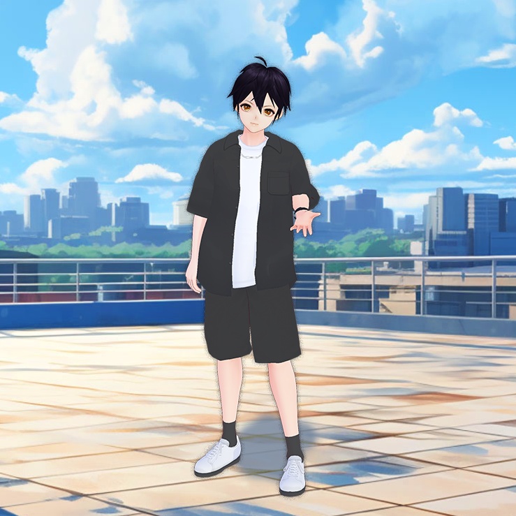 【Vroid Custom Items】サマーセットアップ(男性用) / summer suit (Male)