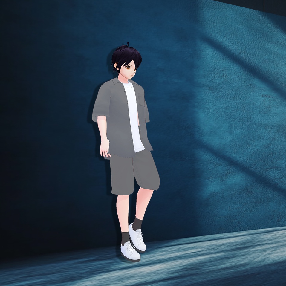 【Vroid Custom Items】サマーセットアップ(男性用) / summer suit (Male)
