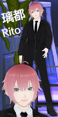【VRoid / VRM model】璃都 Rito【Original 3D avatar】