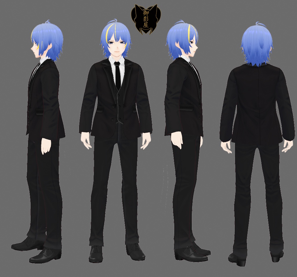 【VRoid / VRM model】碧斗 Aoto【Original 3D avatar】