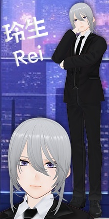 【VRoid / VRM model】玲生 Rei【Original 3D avatar】