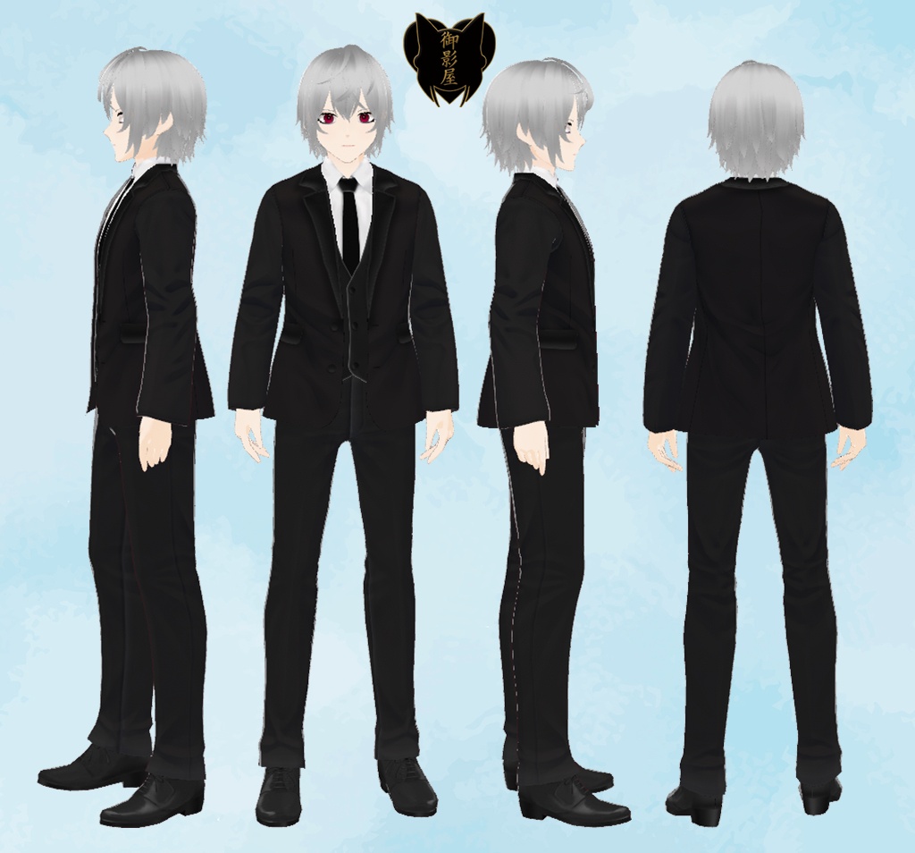 【VRM avatar】神代 カナト KamisiroKanato【tomato ketchupy collab model】