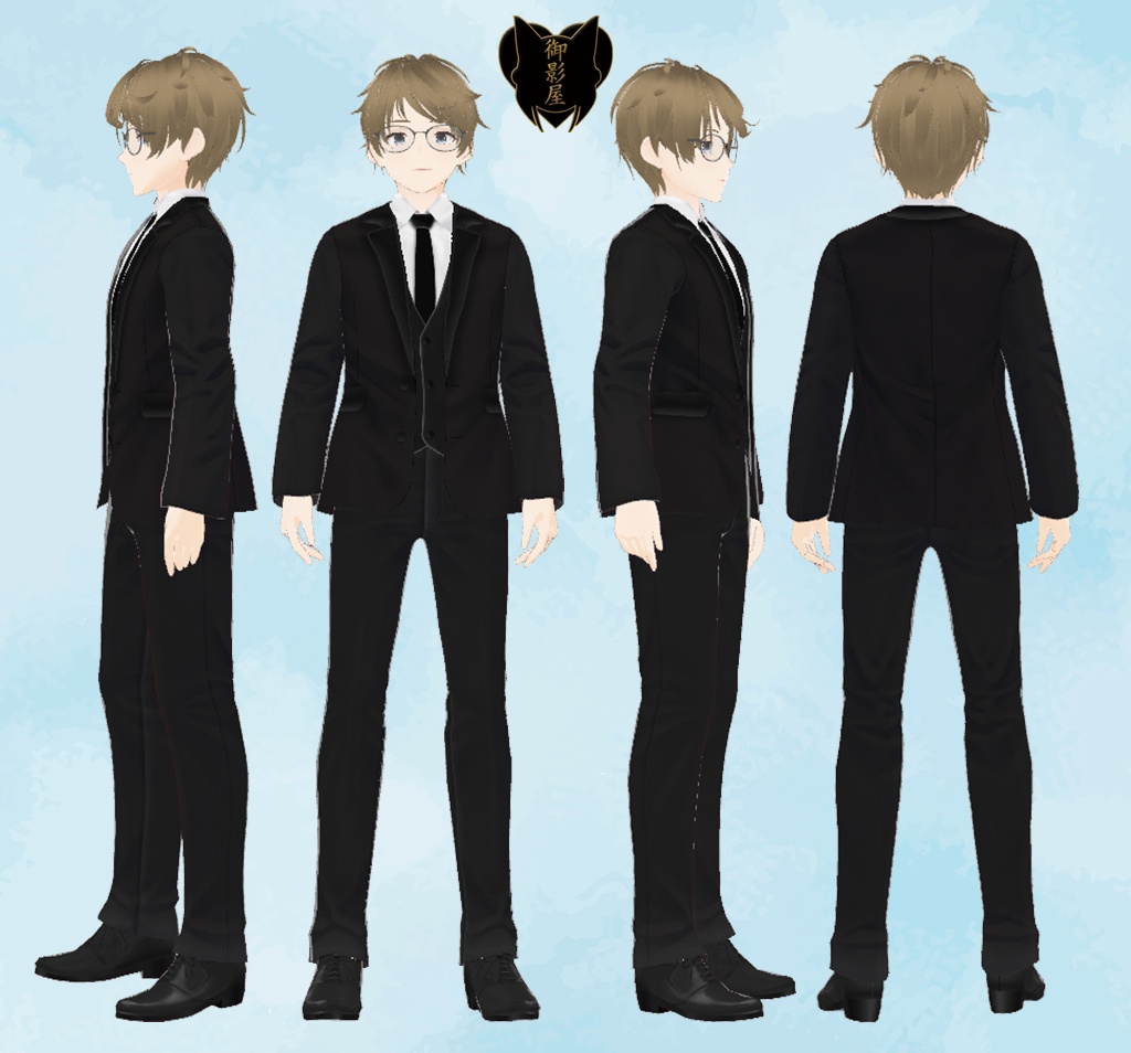 【VRM avatar】如月 ソウ KisaragiSou【tomato ketchupy collab model】