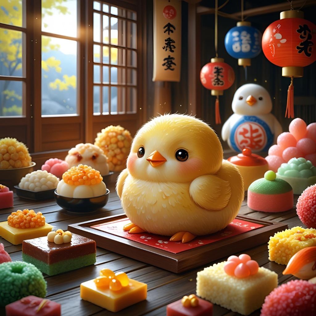 Japanese sweets　”Hiyoko-Manjyu”