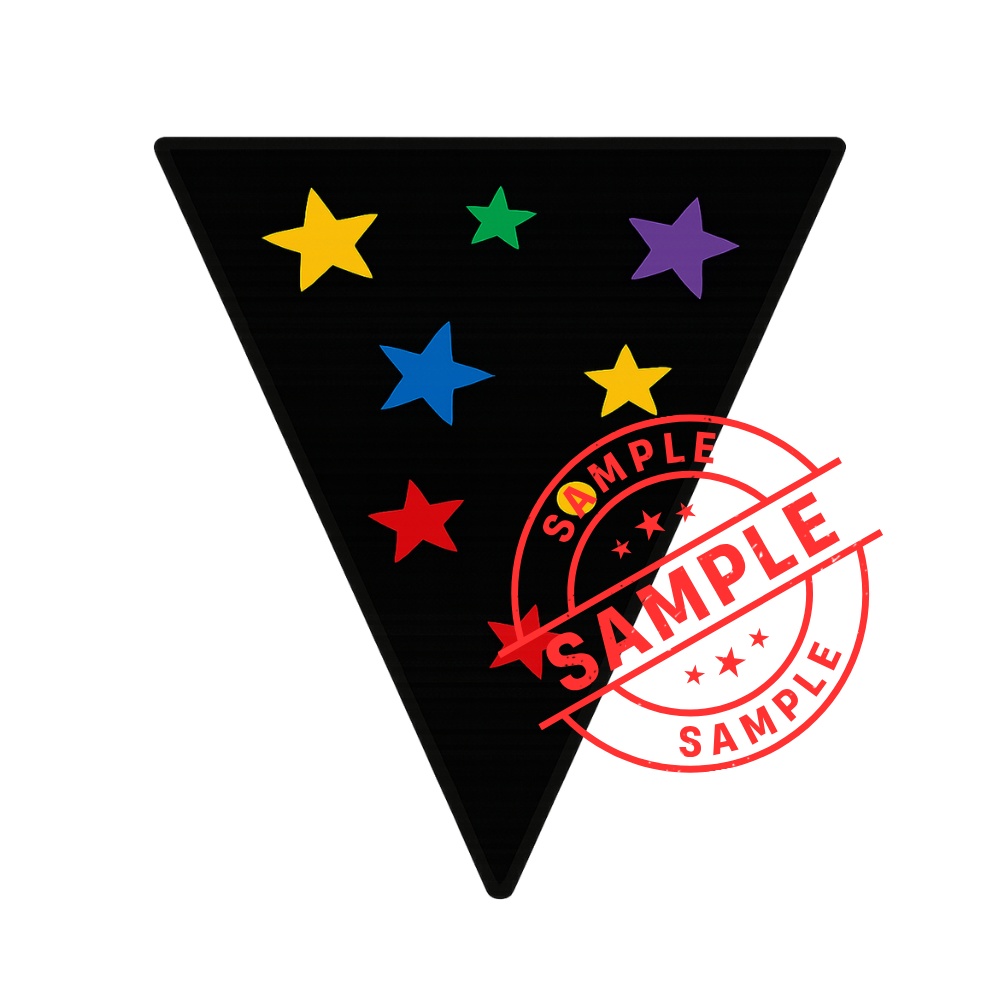 ハロウィンフラッグ 手作りしませんか? (PNG/背景透過済)(PDF A4判印刷用) 15個