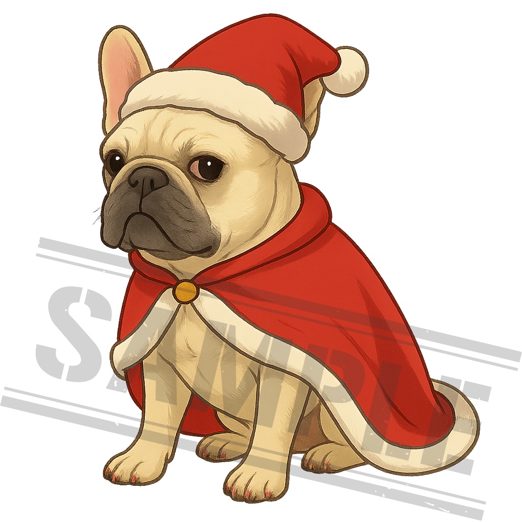 フレンチブルドック 45種類/背面透過済み/PDFデータ/PNGデータ