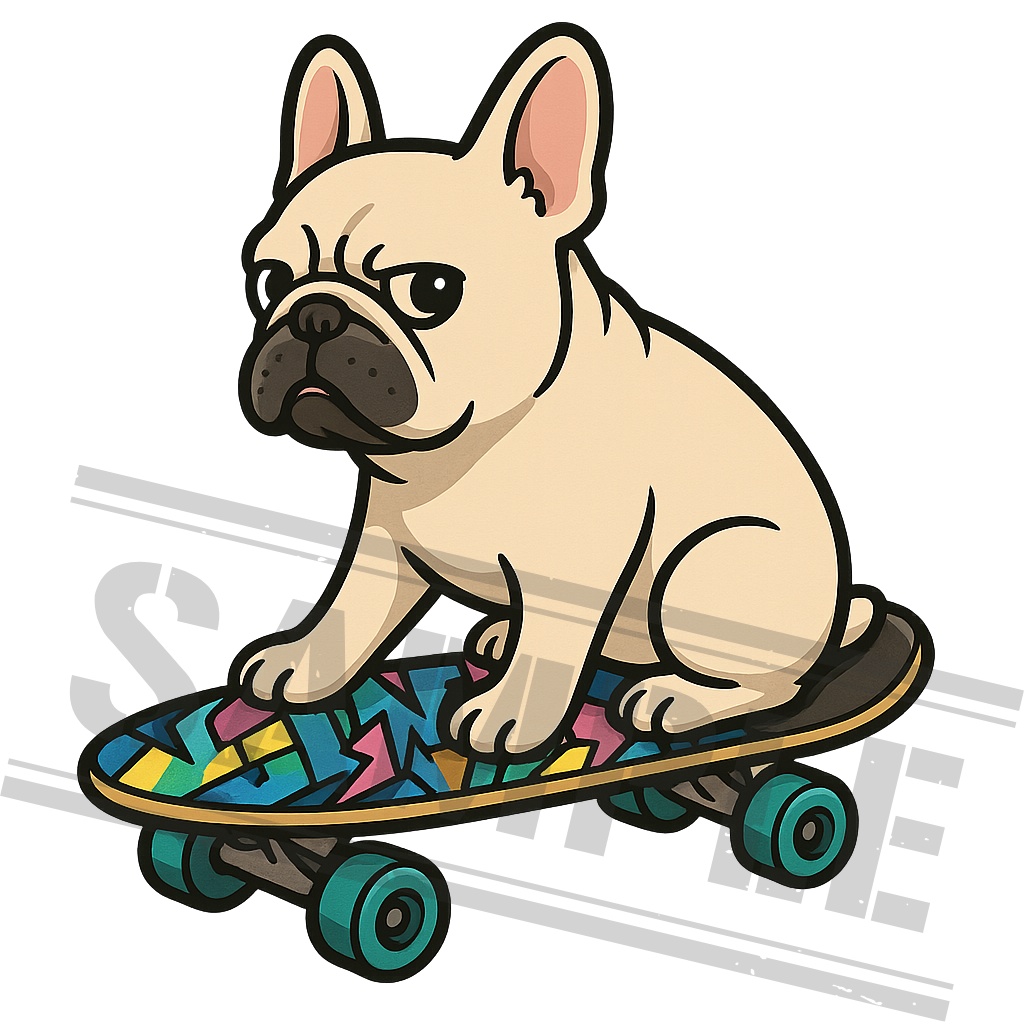 フレンチブルドック 45種類/背面透過済み/PDFデータ/PNGデータ